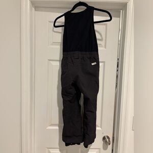 Reima Snow Ski Bib Black Size 116 (US 5–6) Waterproof Insulated Snow Pants